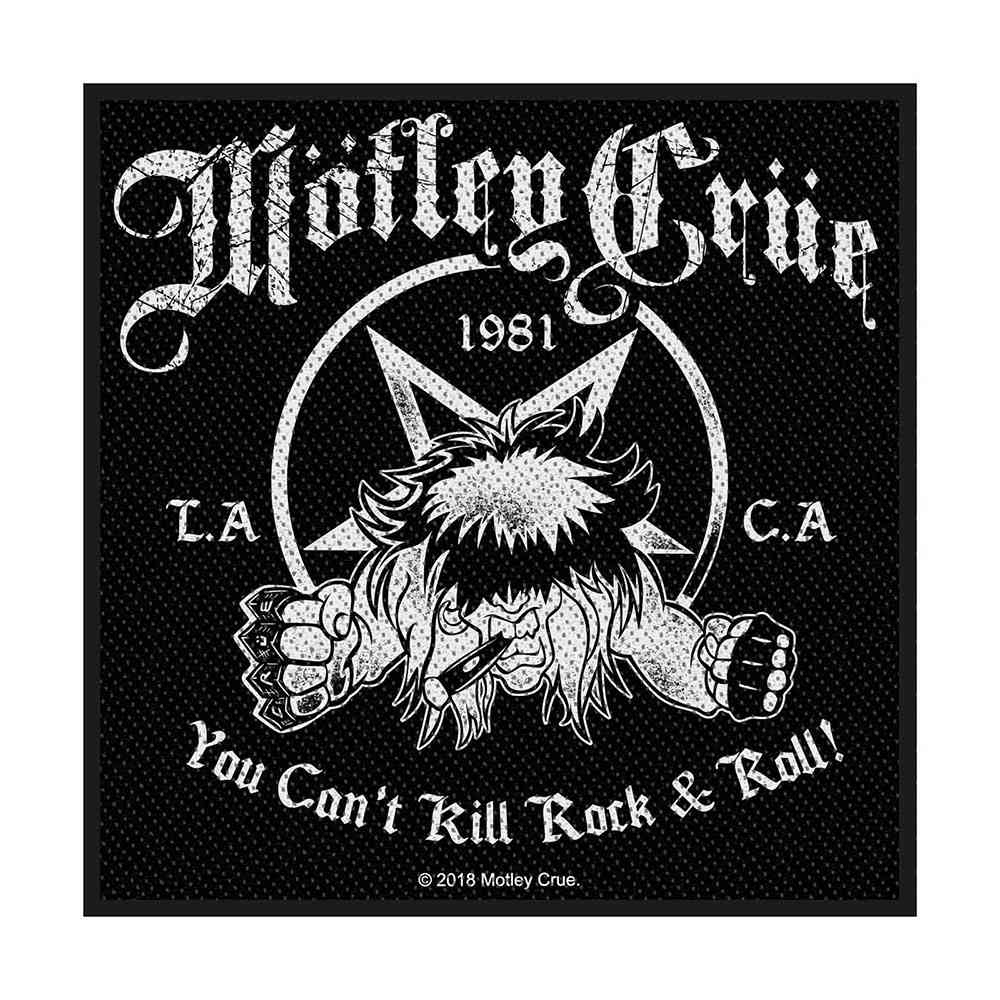 Motley Crue - You Can't Kill Rock N' Roll Patch - Zwart